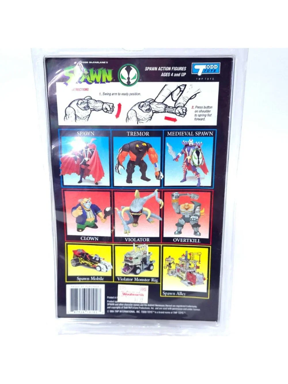 Vintage 1994 Todd McFarlane's Spawn Series 1 Tremor Action Figure NEW - Picture 11 of 12
